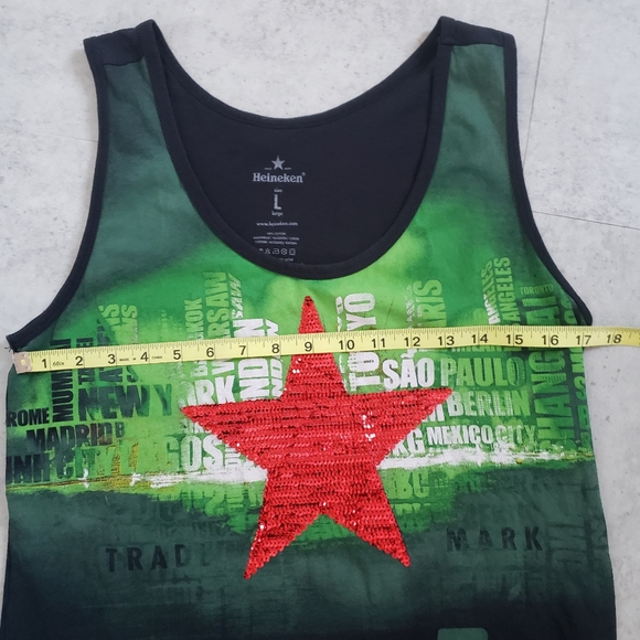 Heineken Branded High-Low Tank Top - Picture 5 of 6